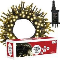 Globrite Warm White Fairy Lights 10m 100LED String Lights for Indoor & Outdoor Decoration