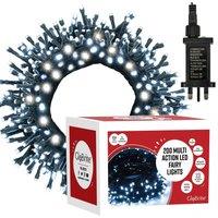 Globrite Cool White Fairy Lights 20m 200LED String Lights for Indoor & Outdoor Decoration