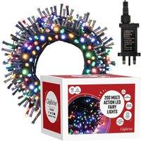 Globrite Multicolour Fairy Lights 20m 200LED String Lights for Indoor & Outdoor Decoration