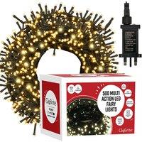 Globrite Warm White Fairy Lights 50m 500LED String Lights for Indoor & Outdoor Decoration