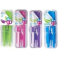 Sistema Cutlery To Go Set: Fork, Knife, Spoon & Chopsticks - 2 Pack Assorted
