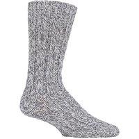Country Pursuit Men's 1 Pack Pennine Walker Heavy Wool Hiking Socks in Grey | Size: 7-11