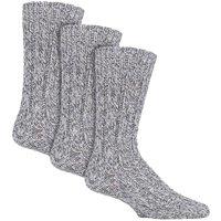 Country Pursuit Men's 3 Pack Pennie Walker Socks in Light Grey | Size: 6-11