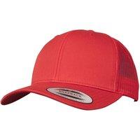 Flexfit Men's Retro Trucker Cap in Red