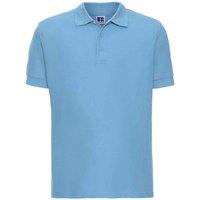 Russell Men's Ultimate Cotton Pique Polo Shirt in Blue | Size: 4XL