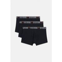 Guess Men's Brian Hero Boxer Trunk 3 Pack White | Size: Small