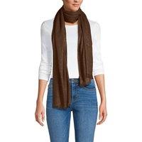 Lands' End Women's Metallic Scarf in Bronze