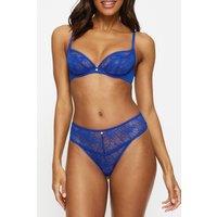 KBX Women's Alice Deep Thong in Blue | Size: 12