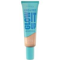 Rimmel London Women's Kind & Free GLOW IT UP Moisturising Skin Tint 30ml in 001 Fair Porcelain