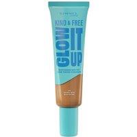 Rimmel London Women's Kind & Free GLOW IT UP Moisturising Skin Tint 30ml in 400 Natural Beige