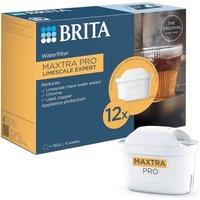 Brita MAXTRA PRO Limescale Expert Water Filter Cartridge 12 Pack - Original Refill in White