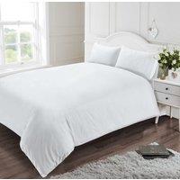 Rapport Home 400 Thread Count Cotton Quilt Cover in White | Size: King