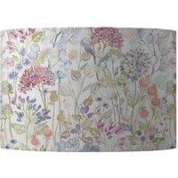 Voyage Maison Hedgerow Eva Floral Lampshade in Light Beige | Size: 40 cm diameter x 25 cm high