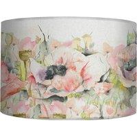 Voyage Maison Papavera Eva Floral Lampshade in Raspberry | Size: 40 cm diameter x 25 cm high
