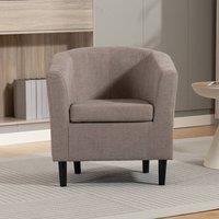 Artemis Home Beulah Fabric Accent Chair in Brown | Size: 1 Pack
