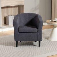 Artemis Home Beulah Fabric Accent Chair in Charcoal | Size: 1 Pack