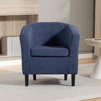 Artemis Home Beulah Fabric Accent Chair in Blue | Size: 1 Pack