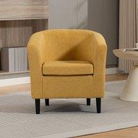 Artemis Home Beulah Fabric Accent Chair in Yellow | Size: 1 Pack