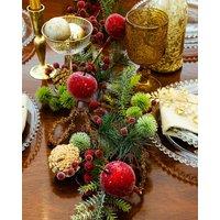 Dibor Country Hedgerow Xmas Table Decoration Christmas Garland 1.8m | Size: Large