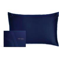 Silk Addict 100% Mulberry Silk Pillowcase - Navy | Size: Standard Pillow Case