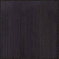 Berkfield Home Rug Square Dark Brown100x100 cm Bamboo in Brown | Size: Medium