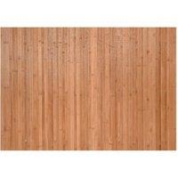 Berkfield Home Rug Rectangular Nature 70x200 cm Bamboo in Brown | Size: Medium