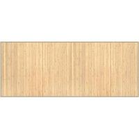 Berkfield Home Rug Rectangular Light Natural80x200 cm Bamboo in Beige | Size: Medium
