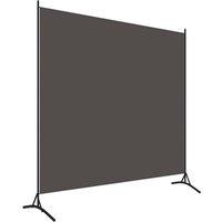 Berkfield Home 1-Panel Room Divider Anthracite 175x180 cm in Charcoal