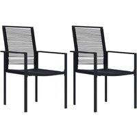 Berkfield Home 3 Piece Garden Dining Set in Black