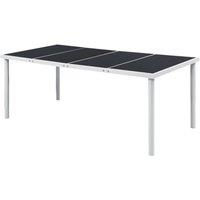 Berkfield Home 9 Piece Outdoor Dining Set Steel Black