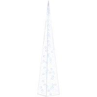 Berkfield Home Acrylic Decorative LED Light Cone Blue 90 cm