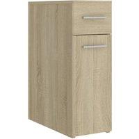 Berkfield Home Apothecary Cabinet Sonoma Oak 20x45.5x60 cm Engineered Wood in Light Brown