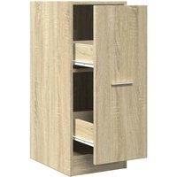 Berkfield Home Apothecary Cabinet Sonoma Oak 30x41x77.5 cm Engineered Wood in Light Tan