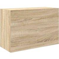 Berkfield Home Bathroom Wall Cabinet Sonoma Oak 60x25x40 cm Engineered Wood in Light Tan | Size: 60 x 25 x 40 cm