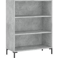 Berkfield Home Bookcase Concrete Grey 69.5x32.5x90 cm Engineered Wood