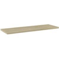 Berkfield Home Bookshelf Boards 4 pcs Sonoma Oak 60x20x1.5 cm Engineered Wood in Light Oak