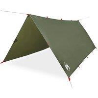 Berkfield Home Camping Tarp Olive Green 366x306 cm Waterproof