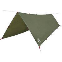 Berkfield Home Camping Tarp Olive Green 506x306 cm Waterproof