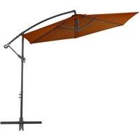 Berkfield Home Cantilever Umbrella with Aluminium Pole Terracotta 300 cm