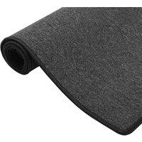Berkfield Home Carpet Runner Anthracite 50x100 cm in Charcoal | Size: 100 cm diameter
