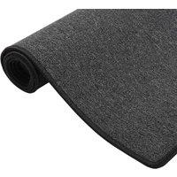 Berkfield Home Carpet Runner Anthracite 80x150 cm in Charcoal | Size: 100 cm diameter