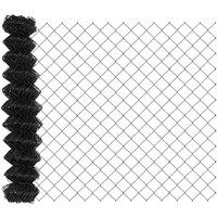 Berkfield Home Chain Link Fence Grey 1.2x10 m Steel
