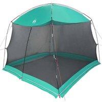 Berkfield Home Camping Mosquito Net with Door Green 4-Person Waterproof in Aqua
