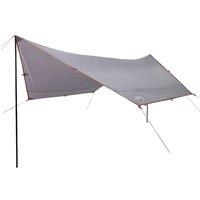 Berkfield Home Camping Tarp Orange 430x380x210 cm Waterproof in Grey | Size: 430 x 380 x 210 cm