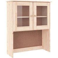 Berkfield Home Dresser Top ALTA 77x30x92 cm Solid Wood Pine in Light Tan | Size: 77 x 30 x 92 cm