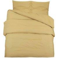Berkfield Home Duvet Cover Set Taupe 135x200 cm Light-weight Microfiber