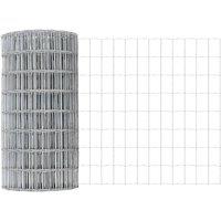 Berkfield Home Euro Fence 0.6x10 m Galvanised Steel in Silver
