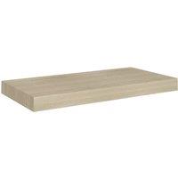 Berkfield Home Floating Wall Shelf Oak 50x23x3.8 cm MDF in Light Oak