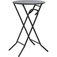 Berkfield Home Folding Garden Table Anthracite 50x72 cm Steel in Dark Grey | Size: 50x72 cm