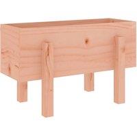 Berkfield Home Garden Planter 62x30x38 cm Solid Wood Douglas in Light Brown | Size: 62 x 30 x 38 cm